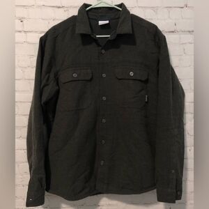 Columbia Gray Fleece Coat Men’s Sz Medium